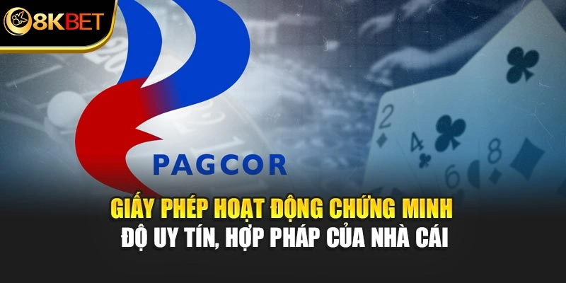 Giấy phép hoạt động chứng minh độ uy tín, hợp pháp của nhà cái