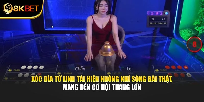 Xóc Dĩa Tứ Linh tái hiện không khí sòng bài thật, mang đến cơ hội thắng lớn